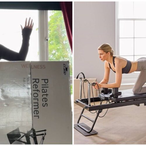 foldable reformer pilates machine