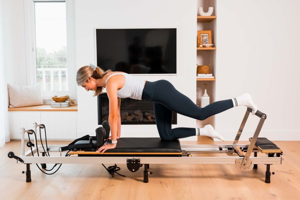 foldable reformer pilates machine