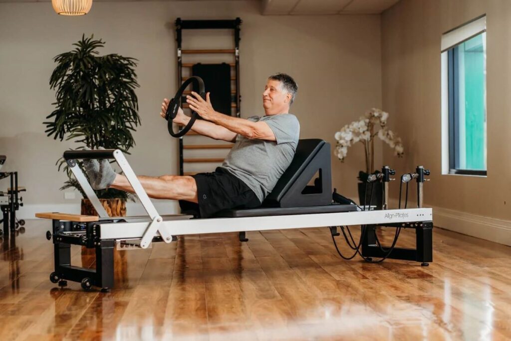 foldable reformer pilates machine